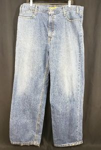 Vtg SilverTab Low + Loose Blue Jeans 36x32